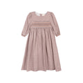 3/4 Sleeve Smocked Linen Dress – Stitch Collection
