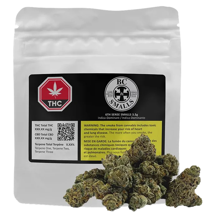 BC Smalls 3.5 g 6Th Sense Smalls Flower