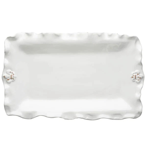Abigails Fleur de Lis Rectangular Platter
