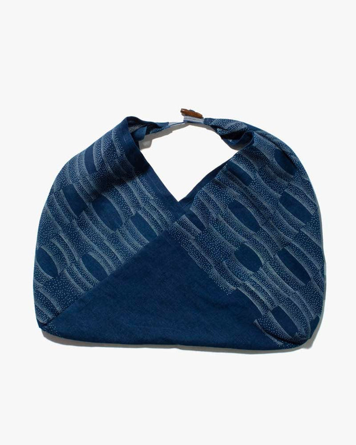 Aizawa Indigo Tsuno Bag, Tachiwaku Dots