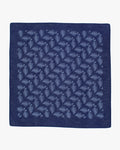 Aizawa Lightweight Indigo Bandana, Dotted Leaves