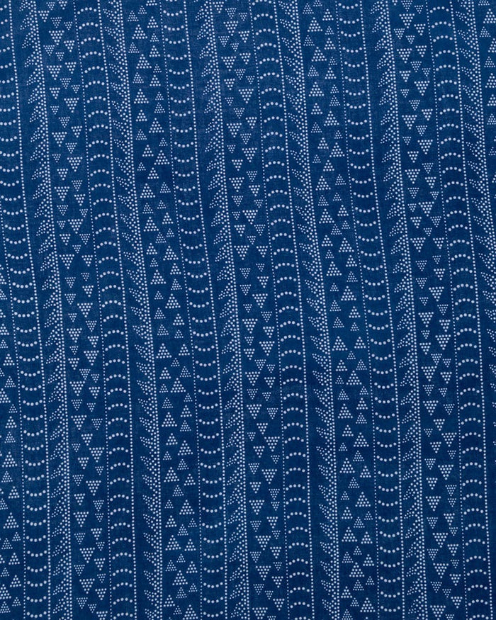 Aizawa Lightweight Indigo Bandana, Multi-pattern Dots