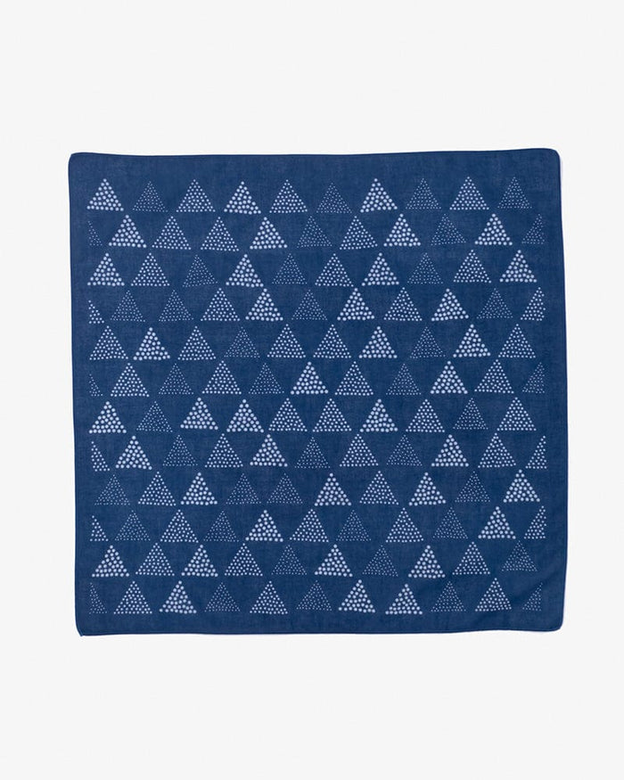 Aizawa Lightweight Indigo Bandana, Uroko Dots