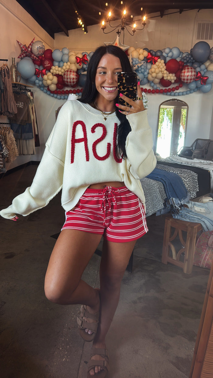 All-American Striped Shorts