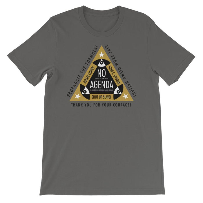 ALL SEEING NO AGENDA - tee shirt