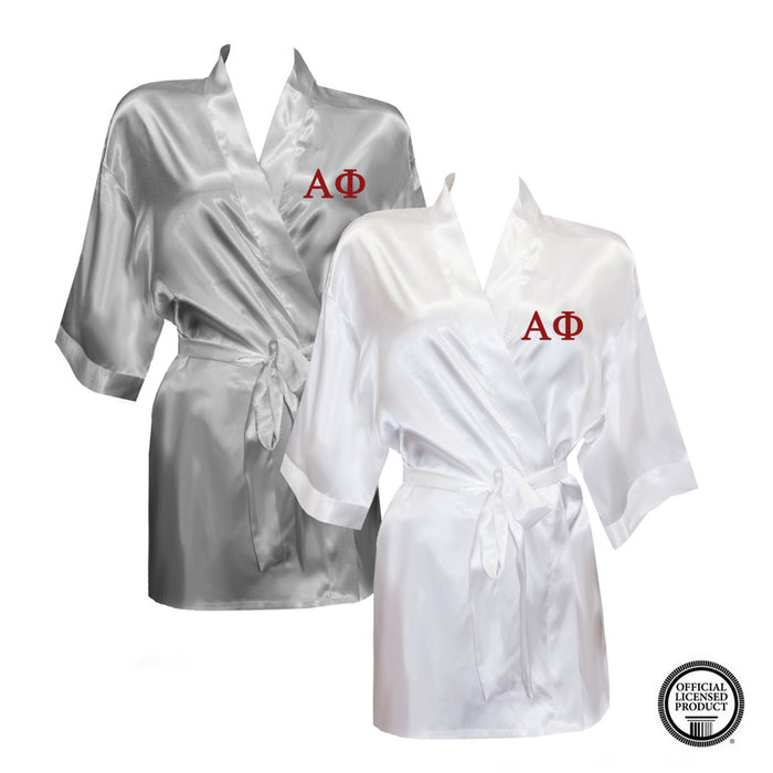 Alpha Phi Satin Robe
