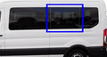 Ford Transit 2015+Driver Side Middle Fixed Window 148" WB - Campervan HQ