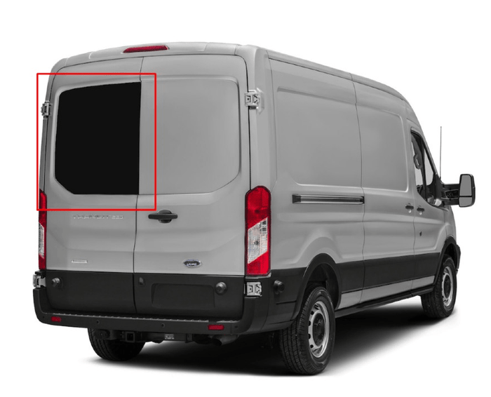 Ford Transit 2015+ Driver Side Rear Cargo Door Window - Campervan HQ