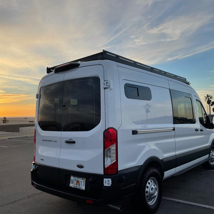 Universal-Fit Passenger Side Half-Slider Screened Window (9.4"H x 30.7"W)_Side View - Campervan HQ
