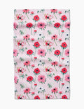 Anemone Garden Flowers Kitchen Tea Towel