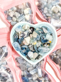 Aquamarine Crystal Chip Bag