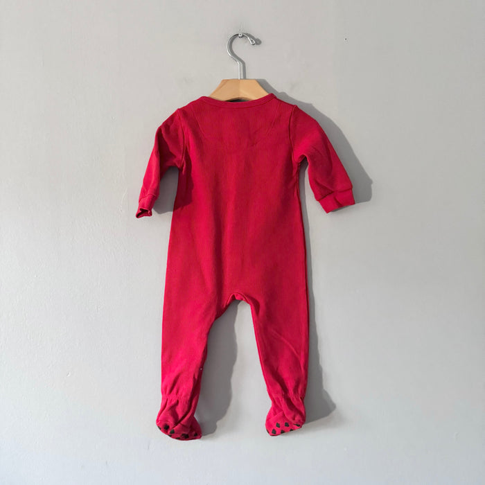 Arborist / Red waffle romper / 6-12M
