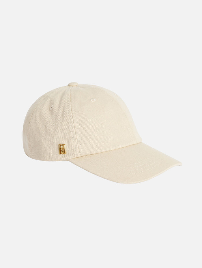 Aubriela Cotton Cap in Oyster Grey