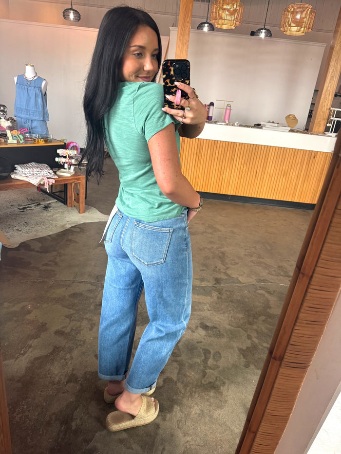 Barely Barrel Risen Jeans