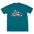 Baseline - Blockhead Tee (Oceanic/Red & Blue)