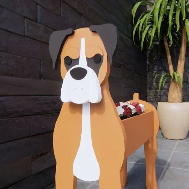 Beagle Flower Planter