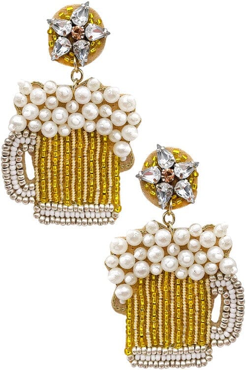 Beer Pearl Earrings