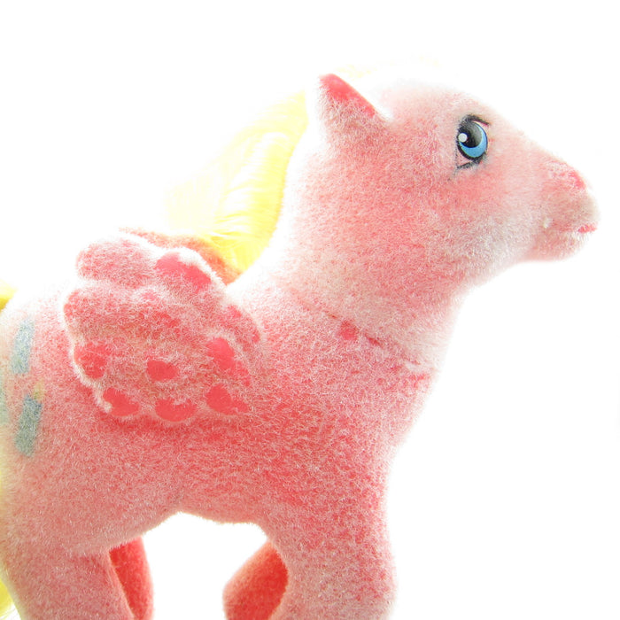 Wear on flocking on wings of Best Wishes pony