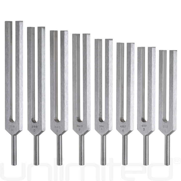 Biosonics Set of 8 Solar Harmonic Spectrum Tuning Forks