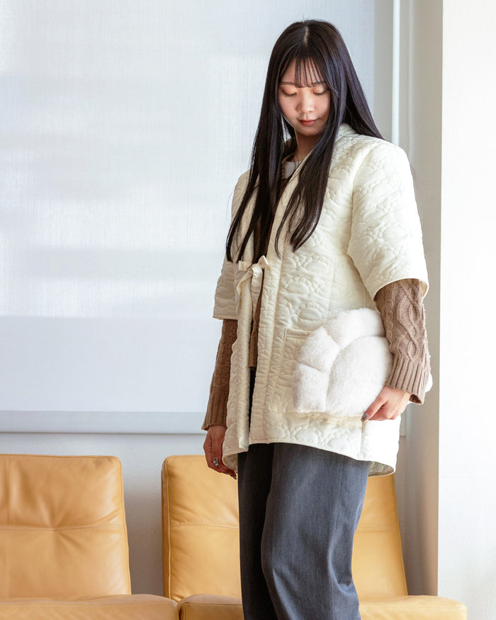 Bisque, Quilted Hanten, Gyoza