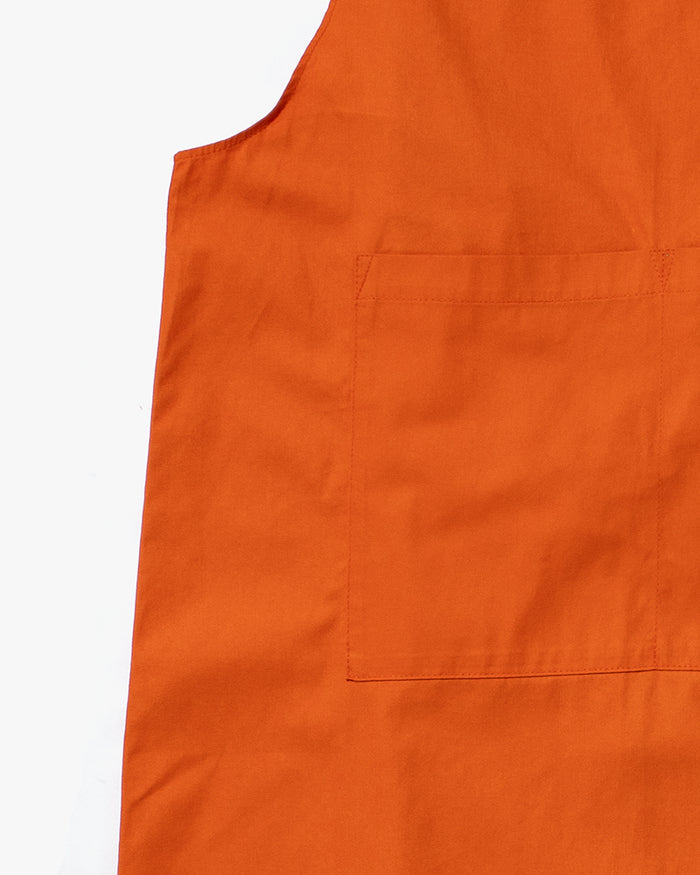 Bisque Whimsy Long Wrap Apron - Orange