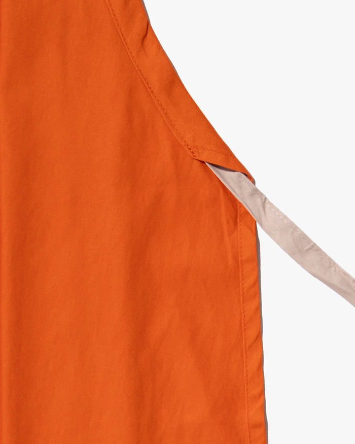 Bisque Whimsy Long Wrap Apron - Orange