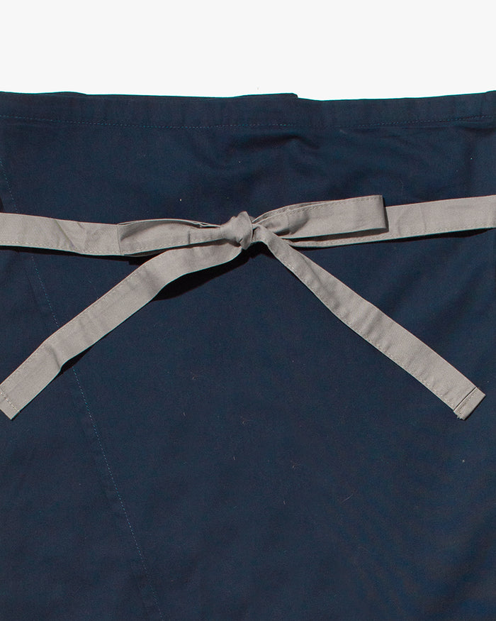 Bisque Whimsy Waist Wrap Apron - Navy
