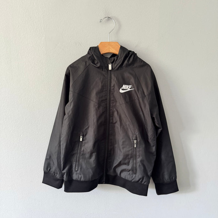 Nike / Black windbreaker / 5-6Y