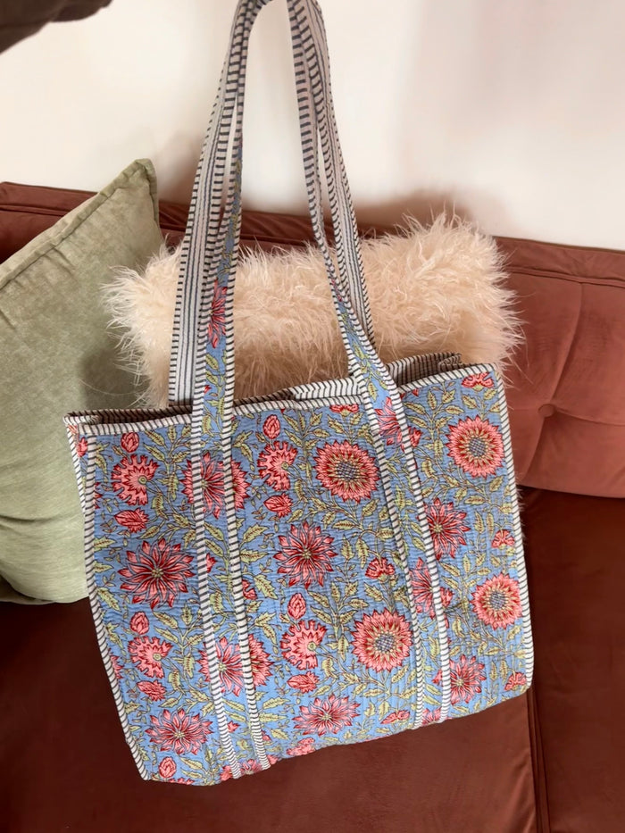 Blue/Pink Tote