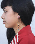Boet, Earrings, Lux, Copper and Grey