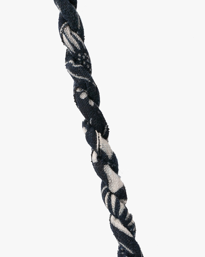 Boet x Kiriko Necklace, Faded Indigo Katazome