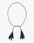 Boet X Kiriko Necklace, Yanagi, Dark Indigo Katazome