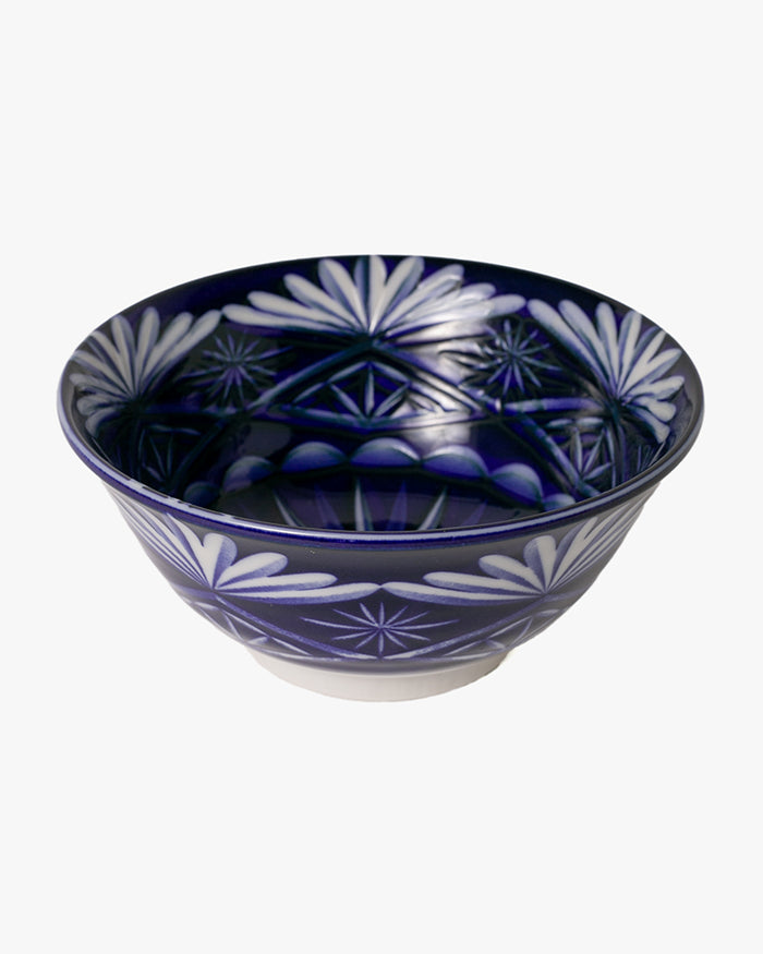 Bowl, Ichiyama, Set of 2 with Chopsticks, Edo Kiriko Style
