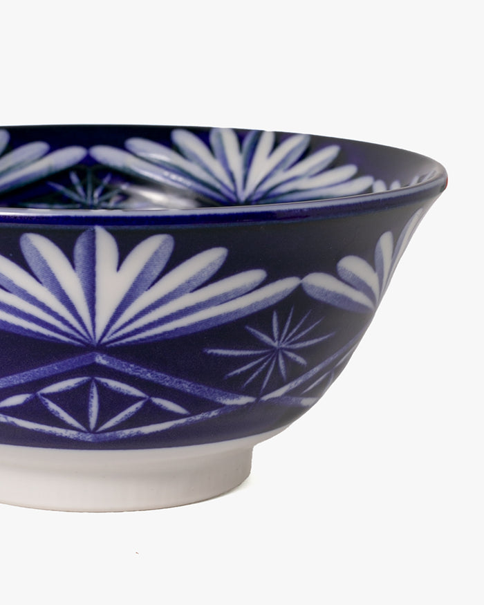 Bowl, Ichiyama, Set of 2 with Chopsticks, Edo Kiriko Style