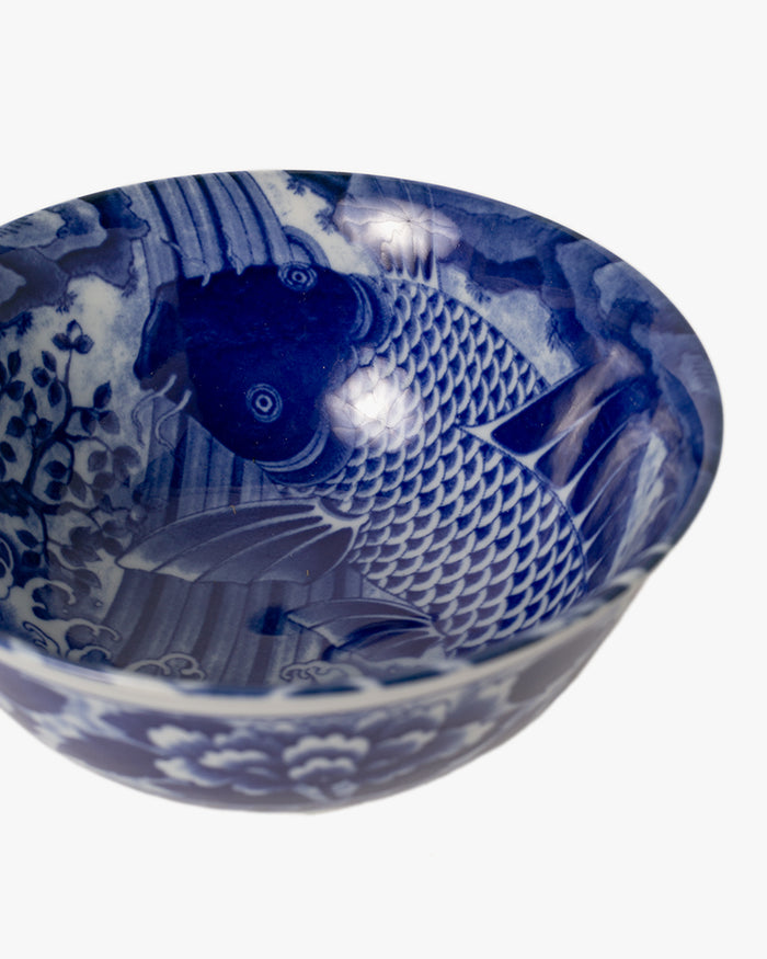 Bowl, Ichiyama, Set of 2 with Chopsticks, Koi