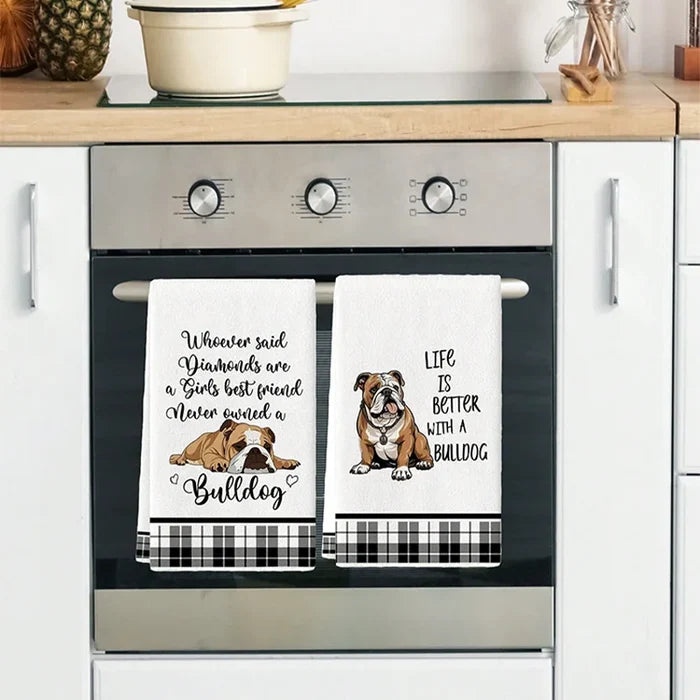 Bulldog Kitchen Towels