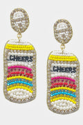 Cheers Beaded Earrings