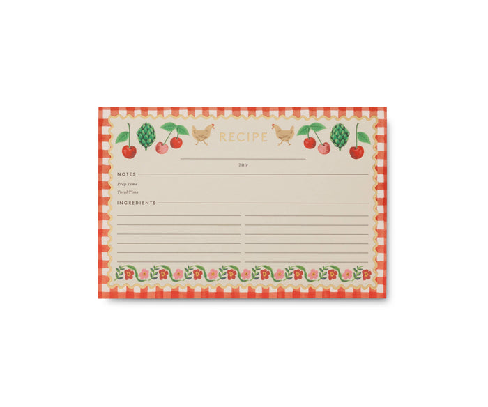 Cherry Farm Recipe Cards Pack of 12