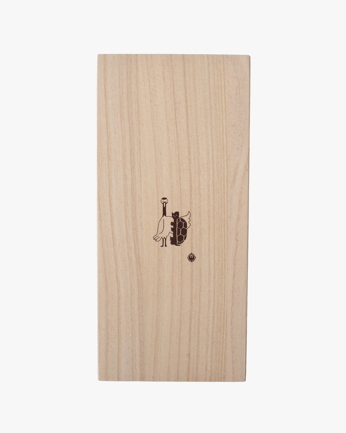 Chopsticks and Rest Set, Bisque, Tsuru Kame