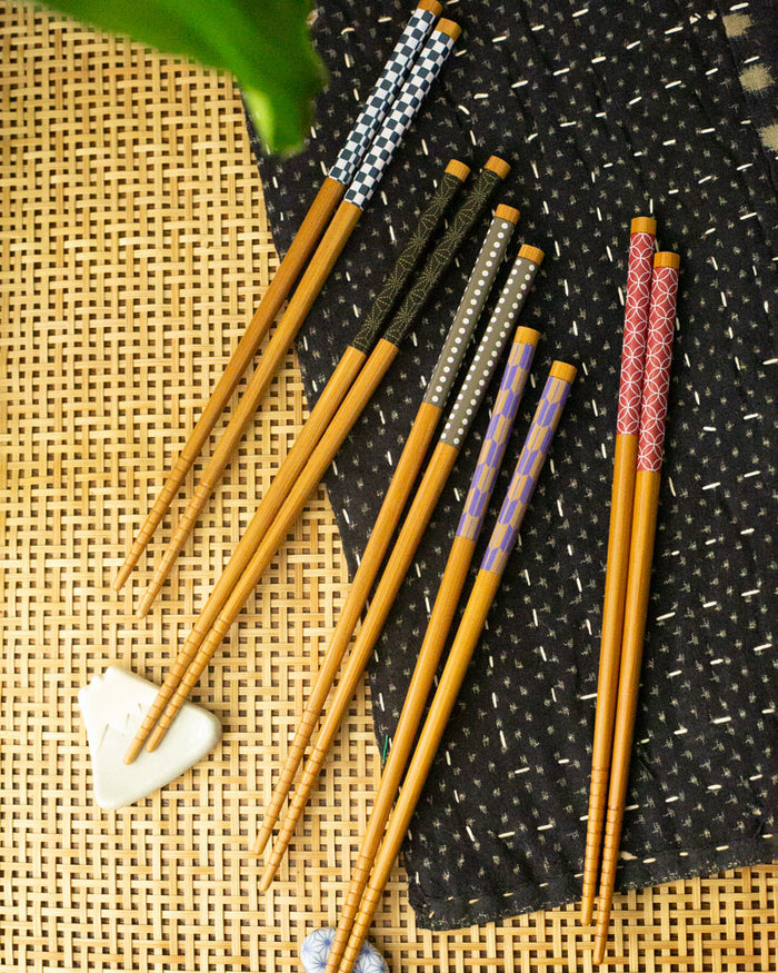 Chopsticks, Kawai, Susutake Wamon, Set of 5