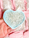 Clear Quartz Crystal Chip Bag