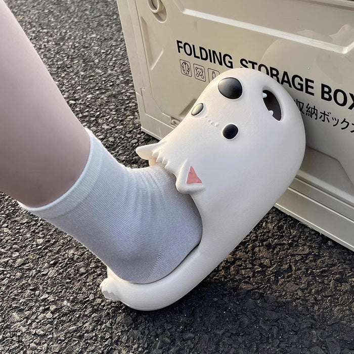 Cloudy Westie Slippers