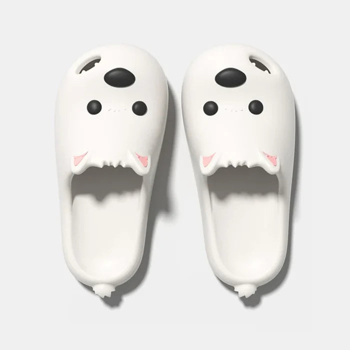 Cloudy Westie Slippers