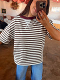 Cocoa Lucky Striped Top