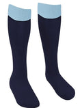 Contrast Navy/Sky Sports Socks
