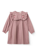 Copenhagen Colors- Checked Dress in Winter Rose