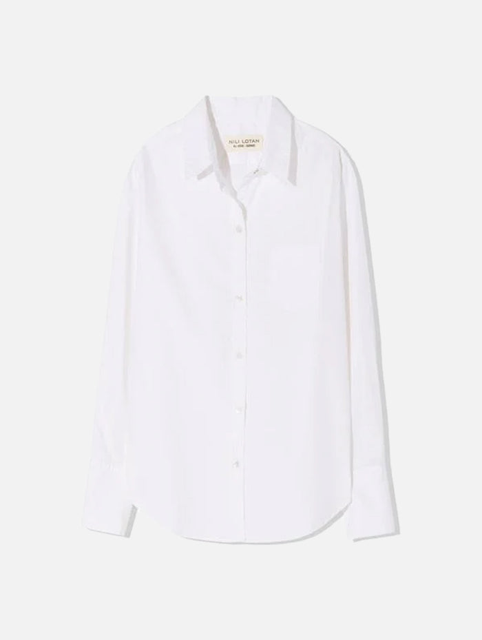 Cotton Voile NL Shirt in White