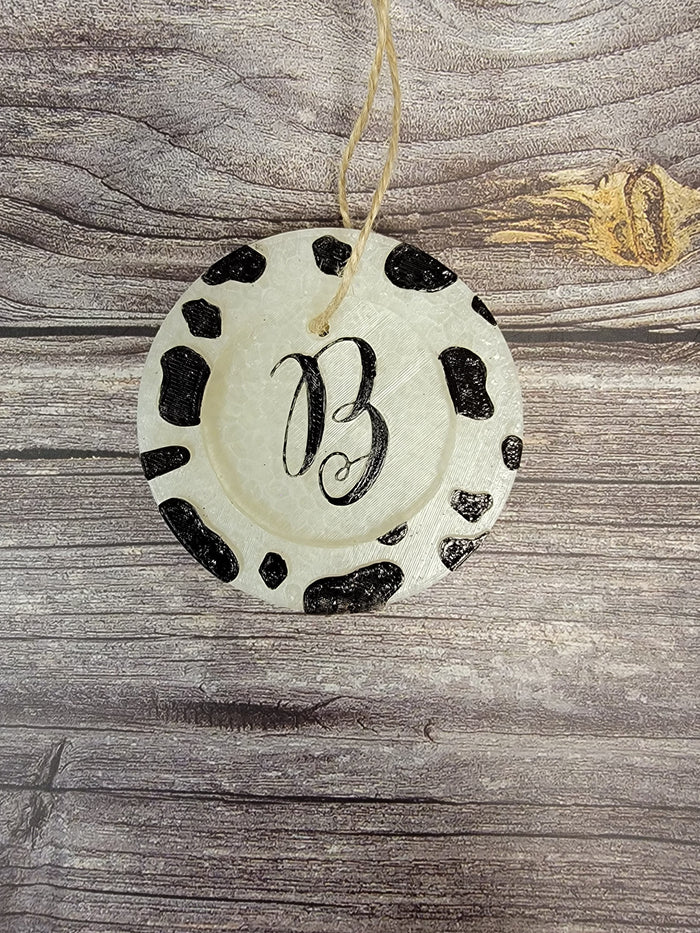 Cow Print Circle Silicone Mold