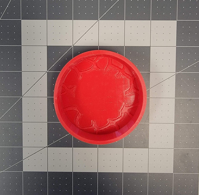 Cow Print Circle Silicone Mold