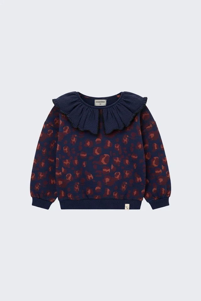 Cozmo-  Laia Sweatshirt in Navy